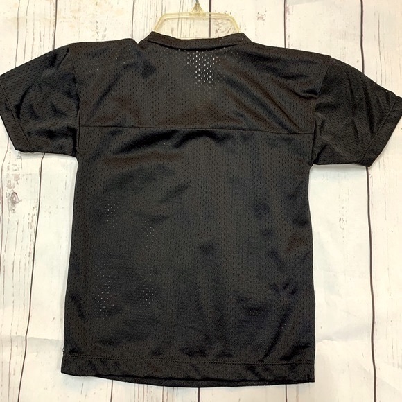 Toddler-Youth Black & Gold Trojans Football Uniform Mesh Sports Jersey NWT - Picture 2 of 2